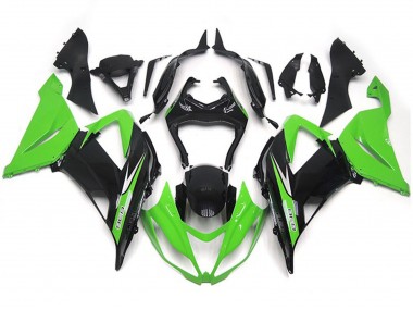 Best Aftermarket 2013-2018 Green and Black Vibrant OEM Style Kawasaki ZX6R Fairings