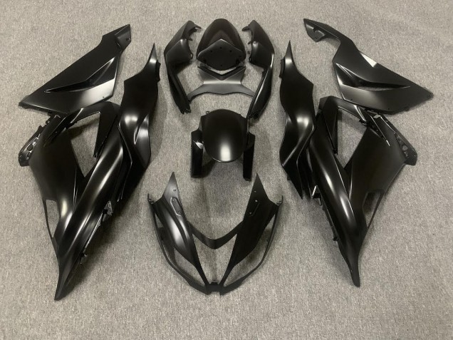 Best Aftermarket 2013-2018 Matte Black & Protective Coat Kawasaki ZX6R Fairings