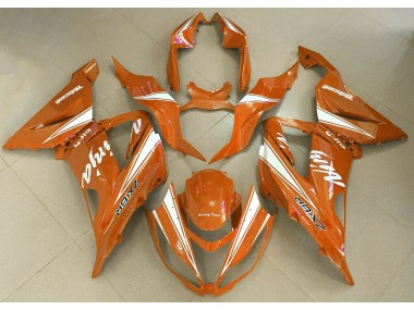 2013-2018 Orange Ninja Kawasaki ZX6R Fairings