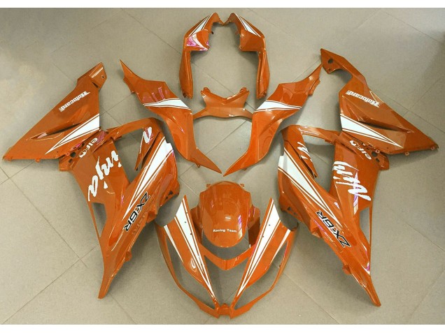 2013-2018 Orange Ninja Kawasaki ZX6R Fairings