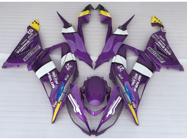 2013-2018 Purple Style Kawasaki ZX6R Fairings