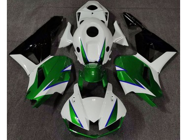 2013-2020 Gloss Green White and Blue Honda CBR600RR Fairings