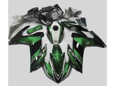 2015-2018 Green and Gloss Black Yamaha R3 Fairings