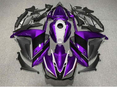 2015-2018 Purple Black and White Yamaha R3 Fairings