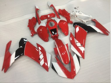 2015-2018 Red and White Gloss Yamaha R3 Fairings