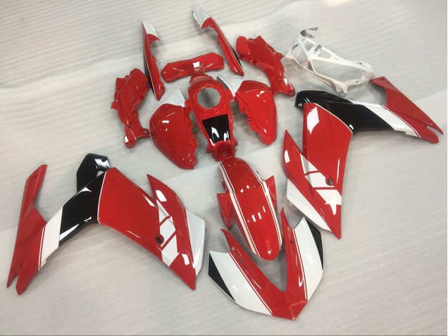 2015-2018 Red and White Gloss Yamaha R3 Fairings