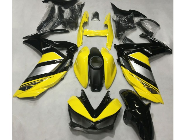 2015-2018 Yellow and Black Gloss Yamaha R3 Fairings