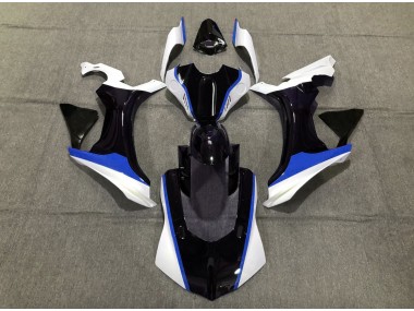 2015-2019 Blue Black and White Yamaha R1 Fairings