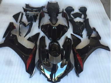 Best Aftermarket 2015-2019 Gloss Black with Red Yamaha R1 Fairings