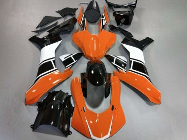 Best Aftermarket 2015-2019 Gloss Orange White and Black Yamaha R1 Fairings