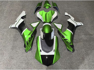 Best Aftermarket 2015-2019 Green & Carbon Fiber Accents Yamaha R1 Fairings