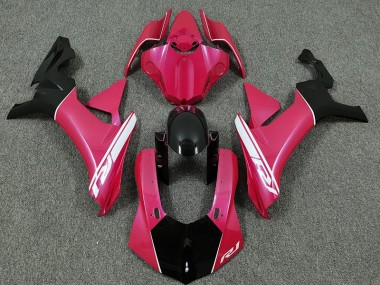 Best Aftermarket 2015-2019 Hot Pink and Black Yamaha R1 Fairings