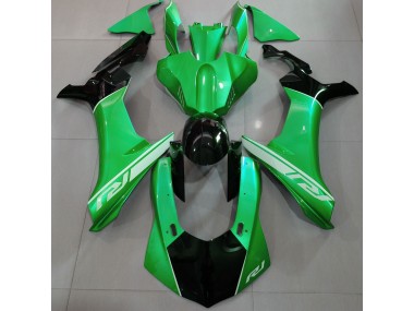 Best Aftermarket 2015-2019 Lizard Green and Black Yamaha R1 Fairings