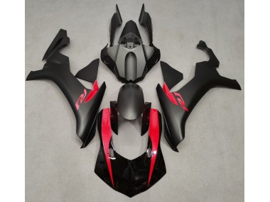 Best Aftermarket 2015-2019 Matte Black & Pearl Red Yamaha R1 Fairings