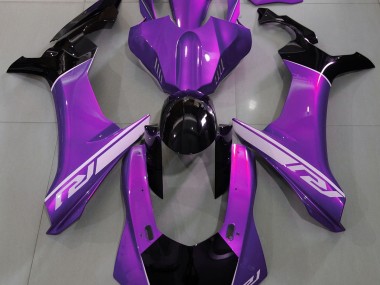 Best Aftermarket 2015-2019 Mood Purple and Black Yamaha R1 Fairings