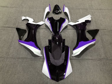 Best Aftermarket 2015-2019 Purple Black and White Yamaha R1 Fairings