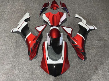 Best Aftermarket 2015-2019 Red & Carbon Fiber Accents Yamaha R1 Fairings