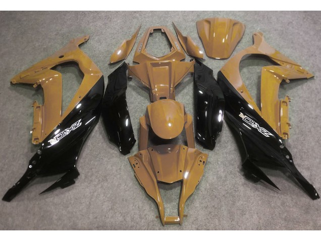 Best Aftermarket 2016-2019 Desert Tan and Black Kawasaki ZX10R Fairings