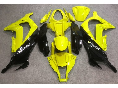 Best Aftermarket 2016-2019 Gloss Yellow and Black Kawasaki ZX10R Fairings