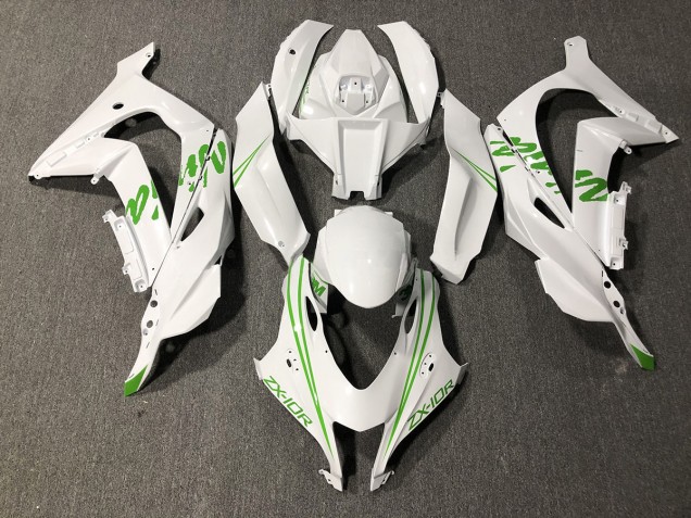 2016-2019 Pearl Green White Kawi Kawasaki ZX10R Fairings