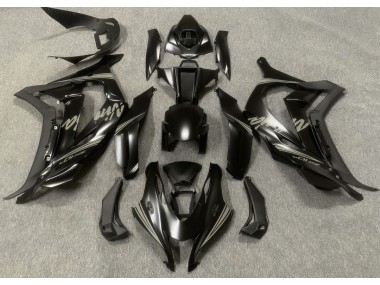 Best Aftermarket 2016-2019 Satin Black & Grey Kawasaki ZX10R Fairings