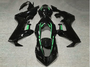 Best Aftermarket 2017-2019 Gloss Black & Forest Green Lining Honda CBR1000RR Fairings