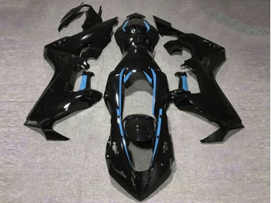 2017-2019 Gloss Black & Light Blue Lining Honda CBR1000RR Fairings