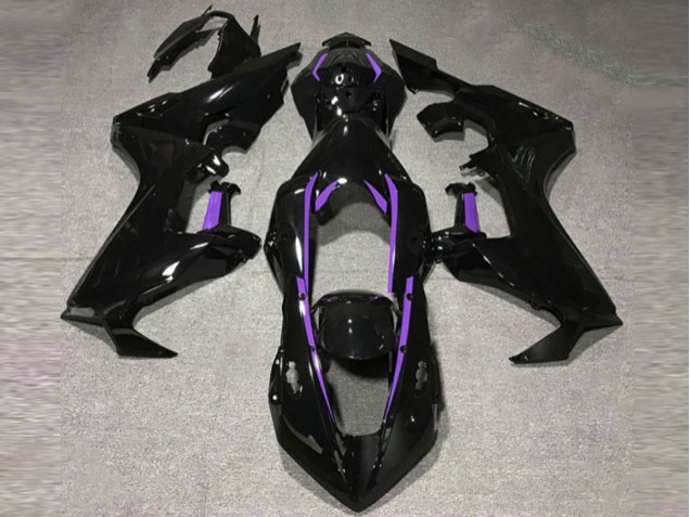 2017-2019 Gloss Black & Purple Lining Honda CBR1000RR Fairings