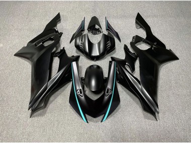 Best Aftermarket 2017-2019 Matte Black & Teal Accents Yamaha R6 Fairings