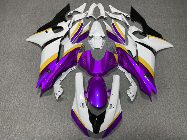 Best Aftermarket 2017-2019 Purple and Yellow Gloss Yamaha R6 Fairings