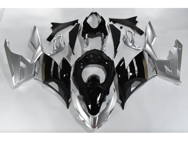 Best Aftermarket 2018-2020 Silver and Black Kawasaki Ninja 400 Fairings