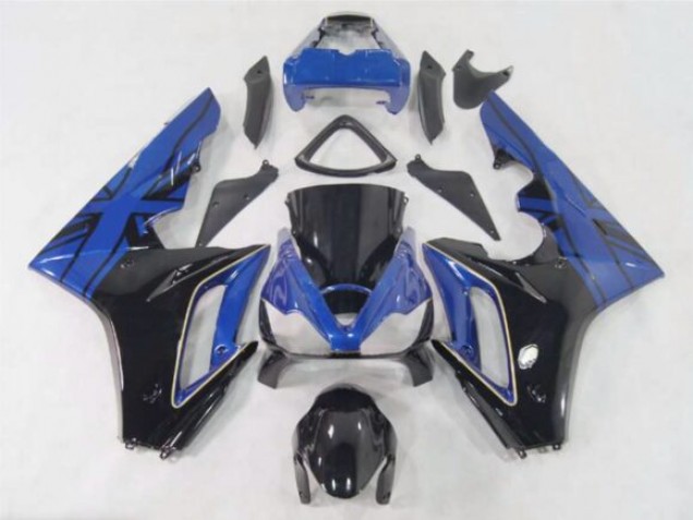 2006-2008 Blue Flag / Black Triumph Daytona 675 Fairings