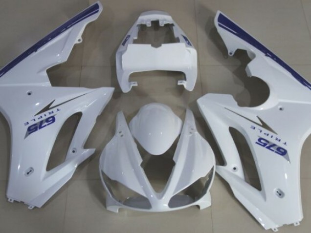 2009-2012 Blue White OEM Style Triumph Daytona 675 Fairings